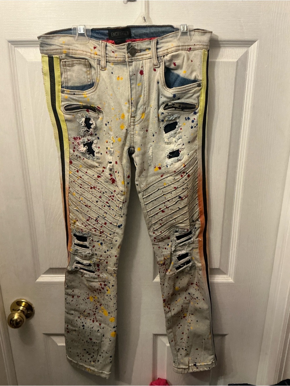 🛹 ENCRYPTED Youth Fashion Jeans – Size 14